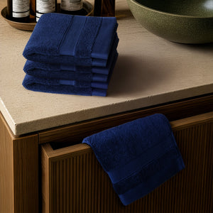 SIENA 4-Piece Turkish Cotton Luxury Washcloths Set – 700 GSM