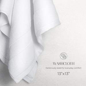 SIENA 4-Piece Turkish Cotton Luxury Washcloths Set – 700 GSM