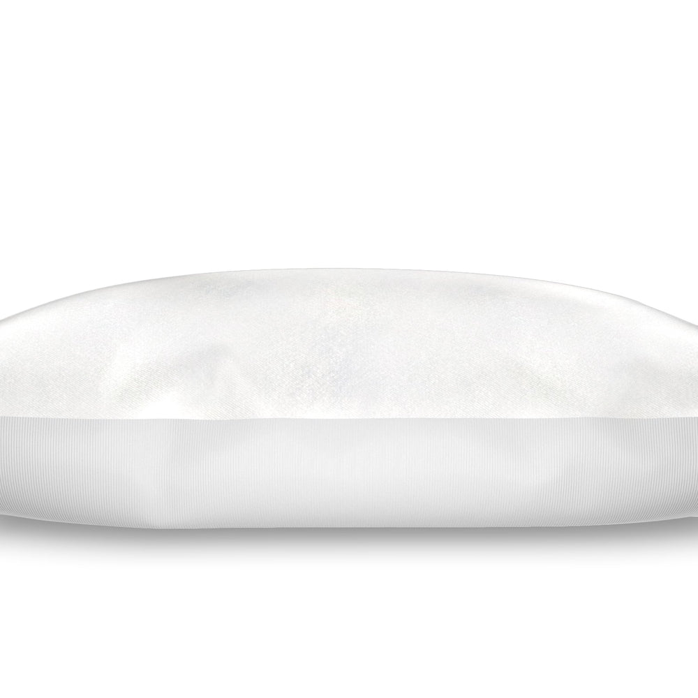 Off-White Ivory Silk Pillow Sleeve.