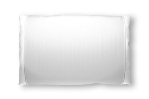 Off-White Ivory Silk Pillow Sleeve.