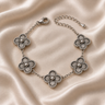 Title: 18k Gold Plated Bloom Line Bracelet