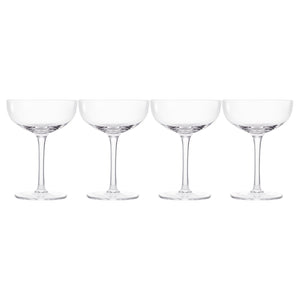 Classica Champagne Coupe Cocktail Glassware, Set of 4