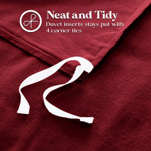 Flannel Cotton Modern Solid Fuzzy Duvet Cover Set With Pillow Shams - Duvet Cover Set by Superior Brand