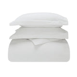 Flannel Cotton Modern Solid Fuzzy Duvet Cover Set With Pillow Shams - Duvet Cover Set by Superior Brand