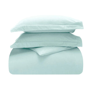 Flannel Cotton Modern Solid Fuzzy Duvet Cover Set With Pillow Shams - Duvet Cover Set by Superior Brand