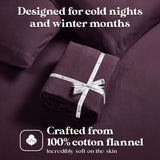 100% Cotton Flannel Solid Deep Pocket Bed Sheet Set - Sheet Set by Superior Brand