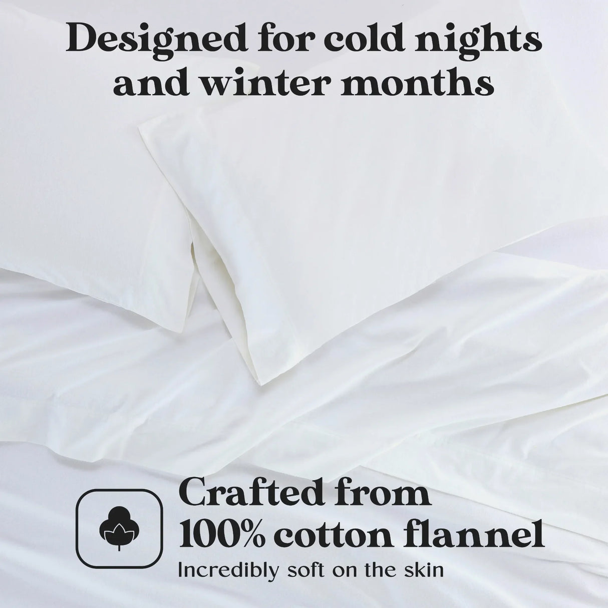 Solid Flannel Cotton Soft Fuzzy Pillowcases, Set of 2 - Pillowcases by Superior Brand