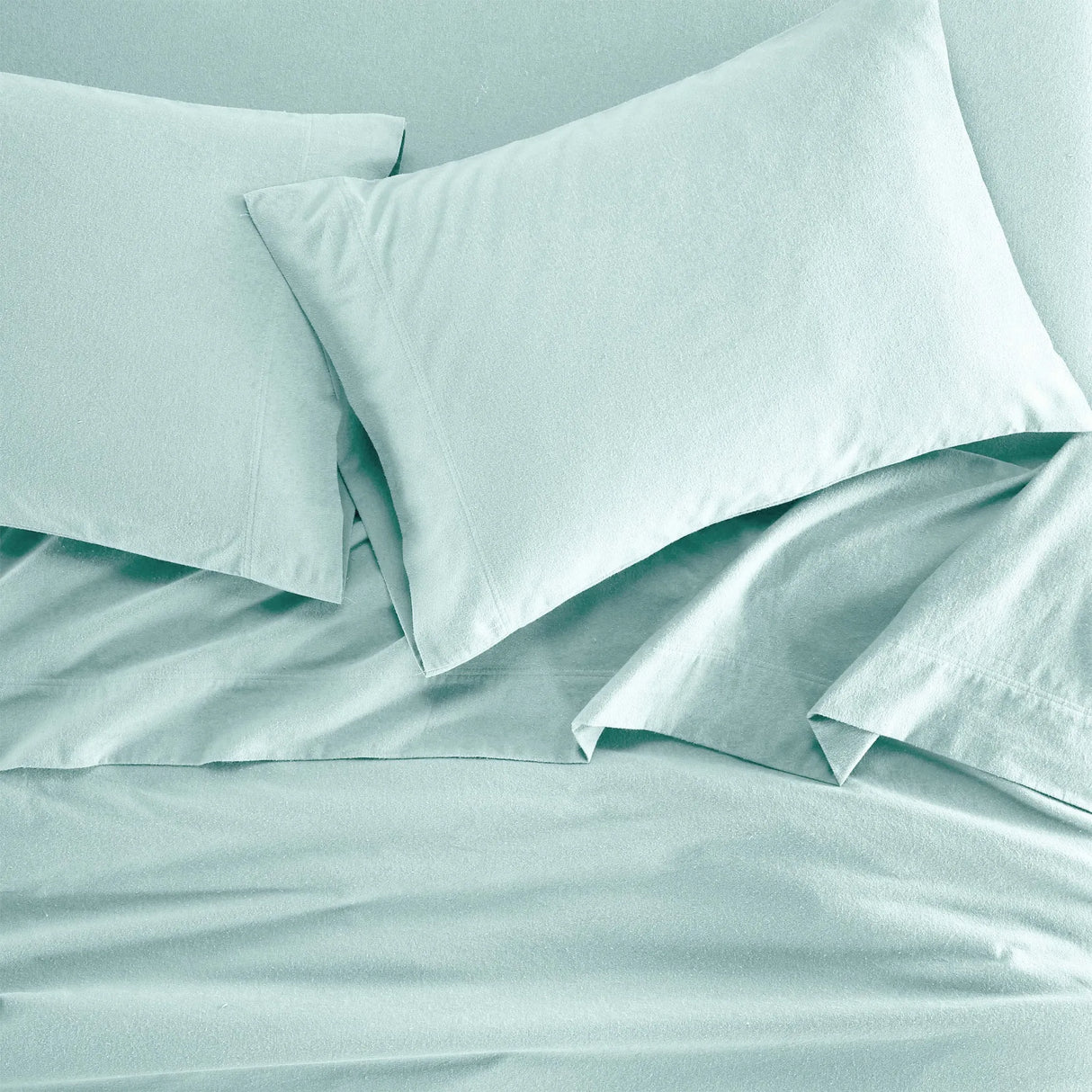 100% Cotton Flannel Solid Deep Pocket Bed Sheet Set - Sheet Set by Superior Brand