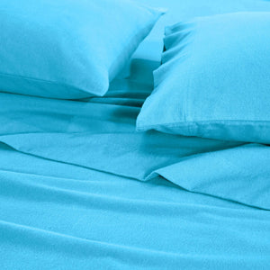 100% Cotton Flannel Solid Deep Pocket Bed Sheet Set - Sheet Set by Superior Brand