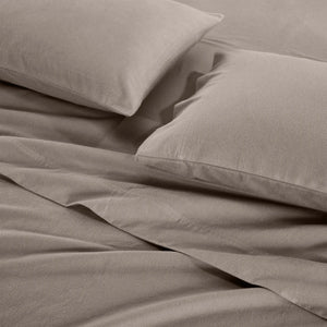 100% Cotton Flannel Solid Deep Pocket Bed Sheet Set - Sheet Set by Superior Brand