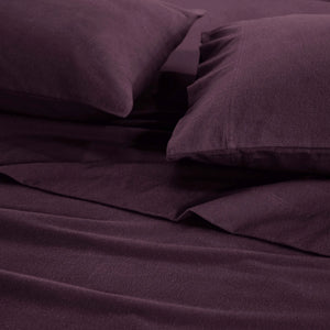 100% Cotton Flannel Solid Deep Pocket Bed Sheet Set - Sheet Set by Superior Brand