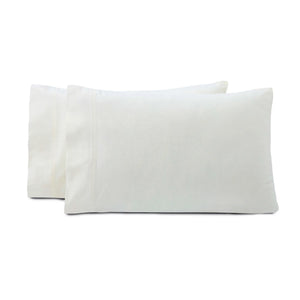 Solid Flannel Cotton Soft Fuzzy Pillowcases, Set of 2 - Pillowcases by Superior Brand