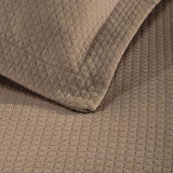 Solitaire Jacquard Matelassé Cotton Diamond Solitaire Bedspread Set - Bedspread by Superior Brand