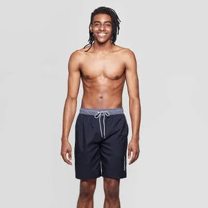 Speedo Men's 9" Elastic Swim Trunks Swimwear Shorts Swimsuits UPF 50+