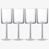 Barcelona Acrylic Stemmed Wine Glassware, Set of 4