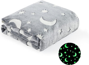 Faith, Hope, Love Home Décor Ultra Plush Cosmic Glow In The Dark Throw Blanket