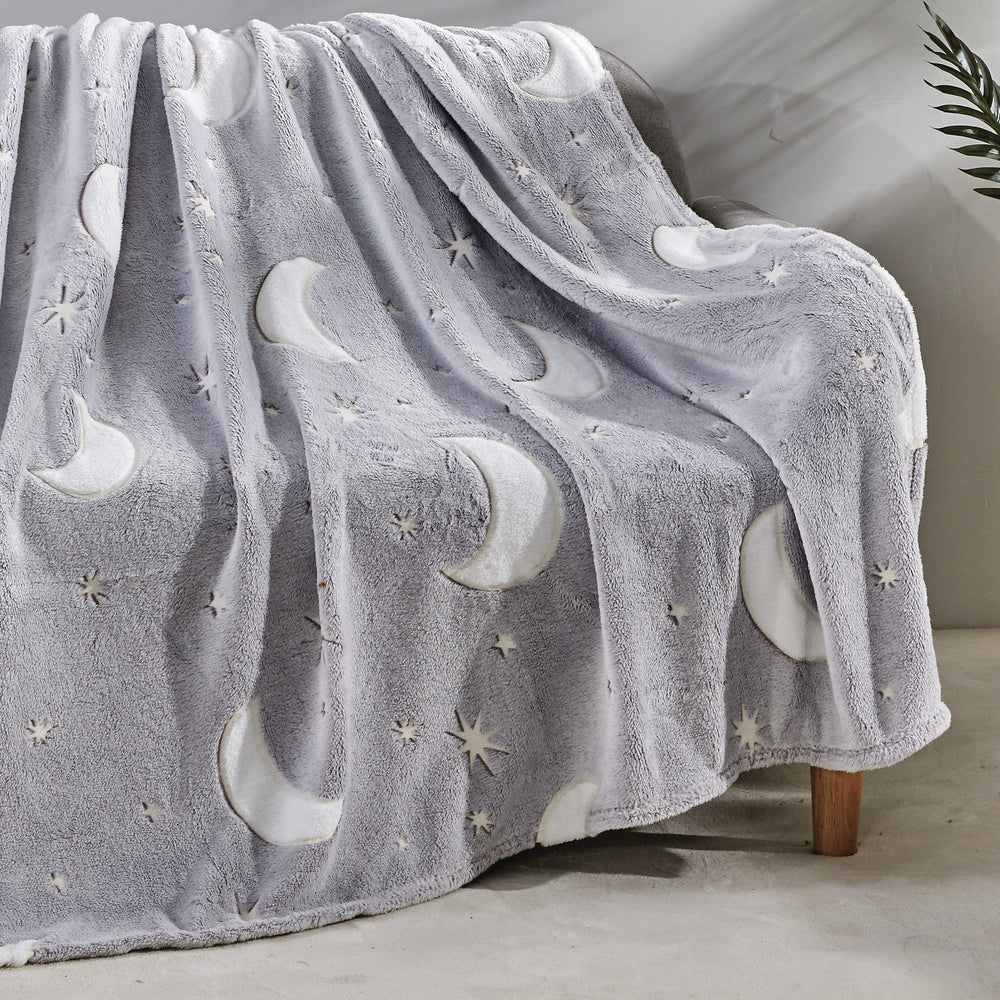Faith, Hope, Love Home Décor Ultra Plush Cosmic Glow In The Dark Throw Blanket