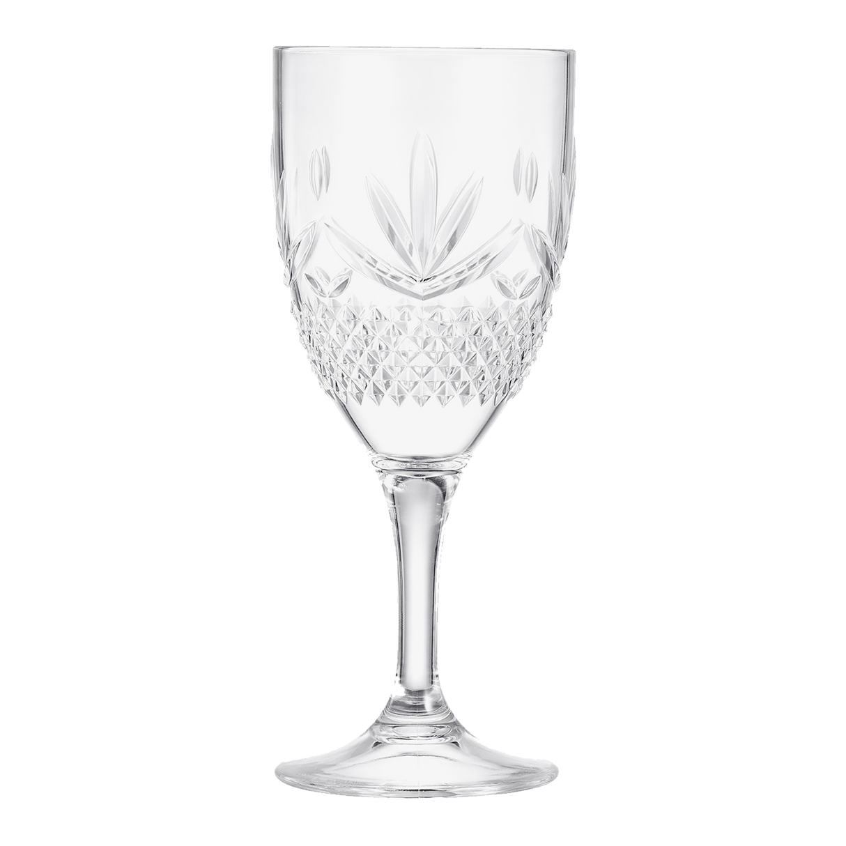 Onix Acrylic Crystal, Stemmed Wine Glassware, Set of 4