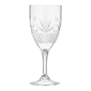 Onix Acrylic Crystal, Stemmed Wine Glassware, Set of 4