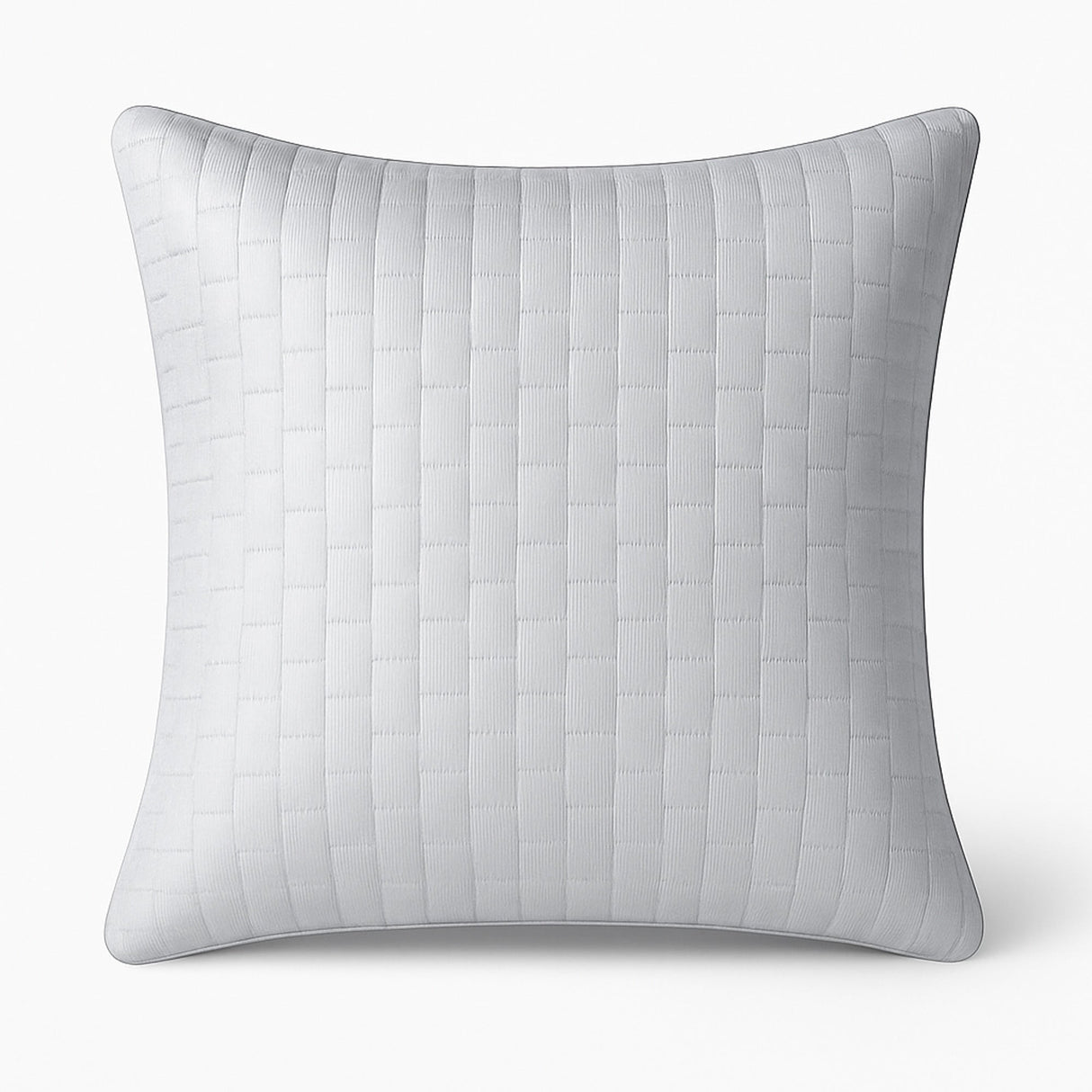 Bamboo Quilted Sham - 100% Viscose from Bamboo - 1pc - Euro - Stone by BedVoyage