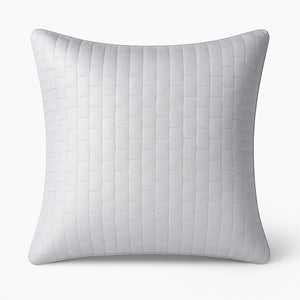 Bamboo Quilted Sham - 100% Viscose from Bamboo - 1pc - Euro - Stone by BedVoyage