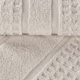 Napa Zero Twist Cotton Solid Waffle Honeycomb Bath Towel Set of 3 - Bath Towel by Superior Brand