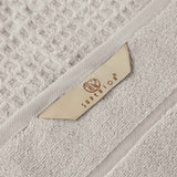 Napa Zero Twist Cotton Solid Waffle Honeycomb Bath Towel Set of 3 - Bath Towel by Superior Brand