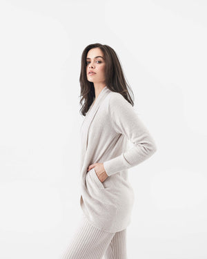 Cloud Cool Relaxed Open Front Cardigan