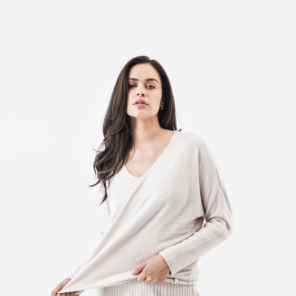 Cloud Cool V-Neck Pullover