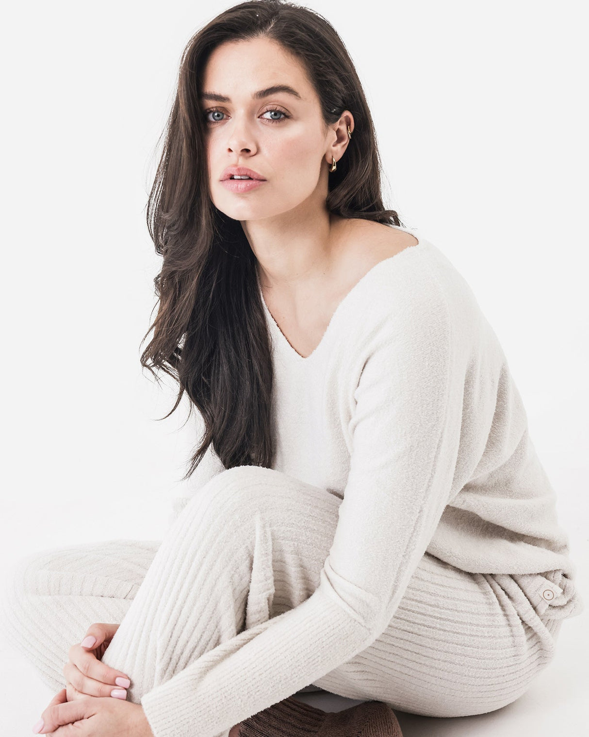 Cloud Cool V-Neck Pullover