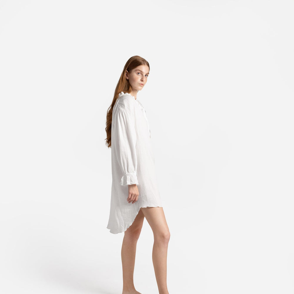 Cotton Breeze Long-Sleeved Chemise