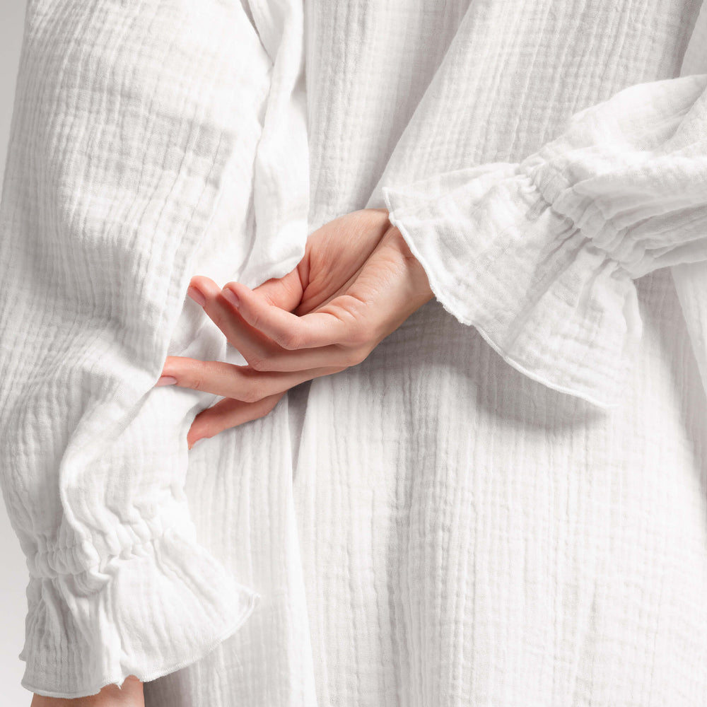 Cotton Breeze Long-Sleeved Chemise
