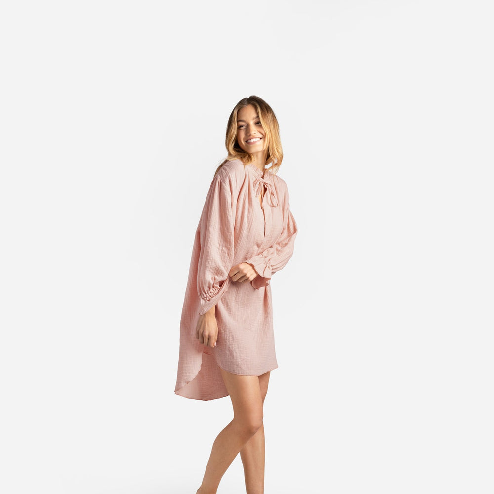 Cotton Breeze Long-Sleeved Chemise