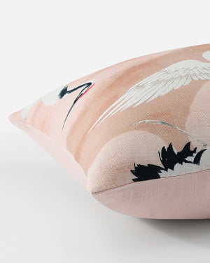 Crane in the Clouds Small Lumbar Pillow