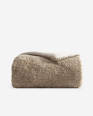 Breathable Faux Fur Comforter Bundle
