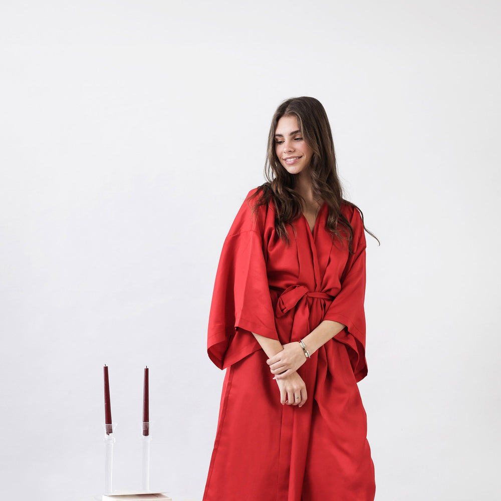 Silky Lyocell Kimono