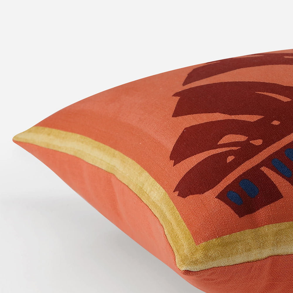 Leaf Sketch Throw Pillow