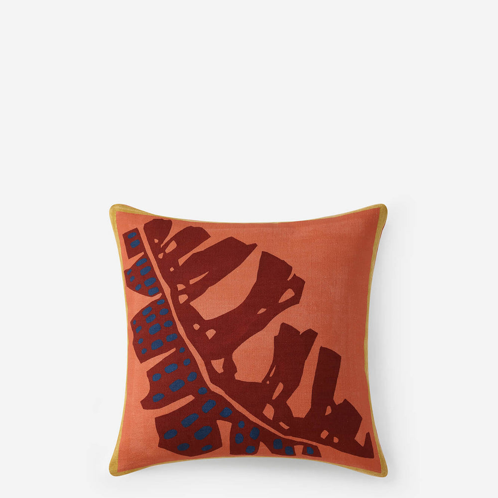 Leaf Sketch Throw Pillow