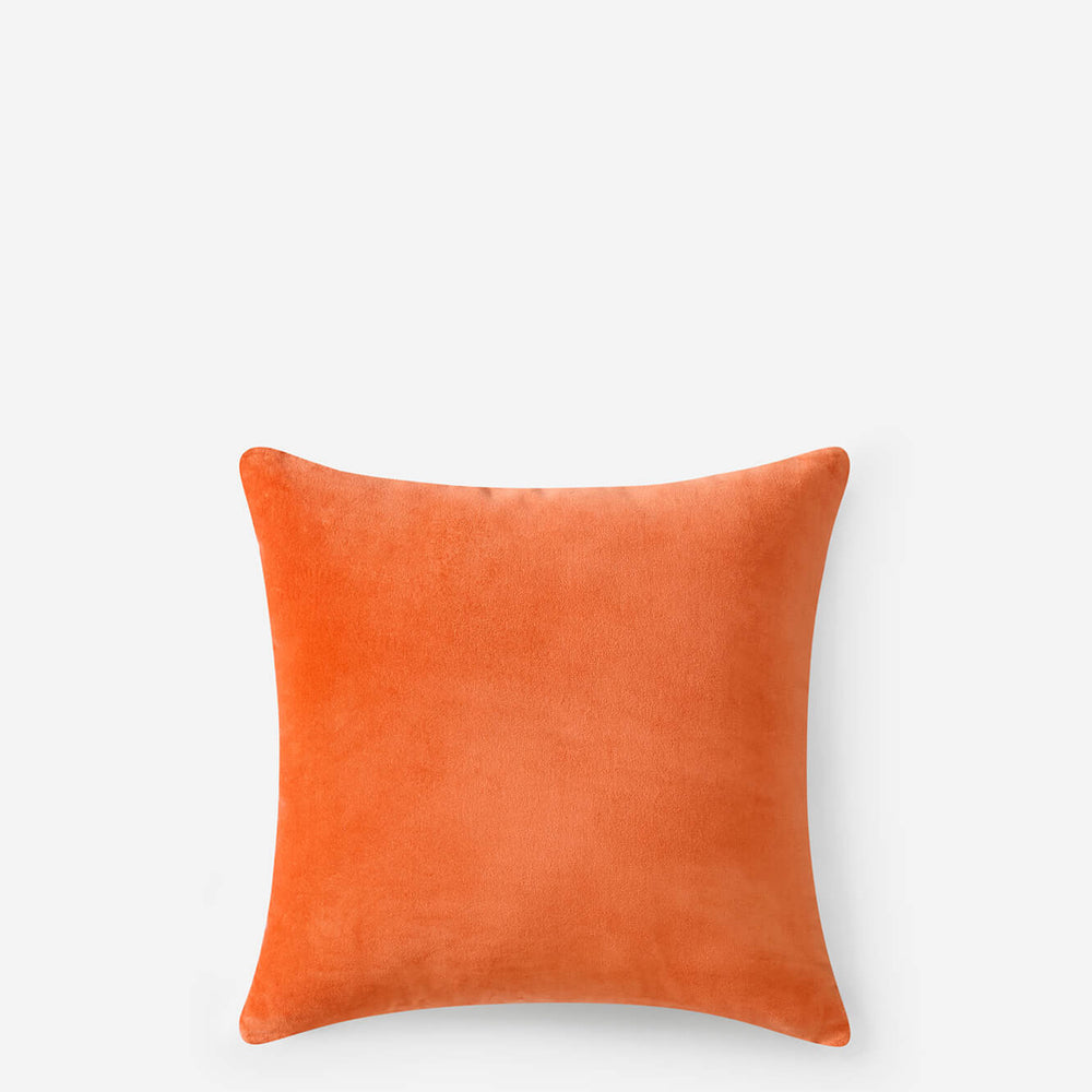 Velvet Leaping Small Leopard Throw Pillow