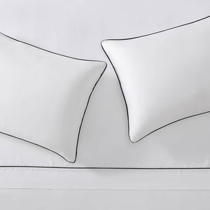Lumière Luxe Sham Set with Piping