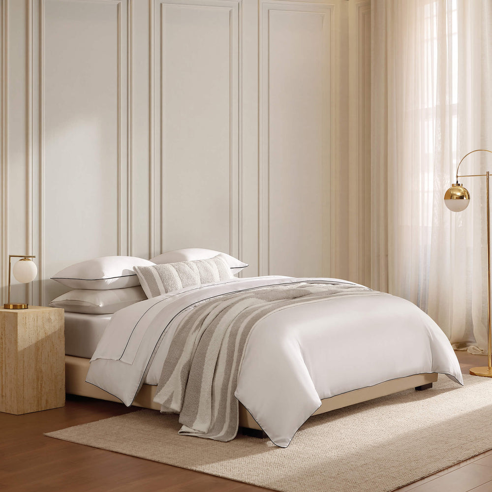 Bamboo Viscose Luxe Duvet Cover with Piping