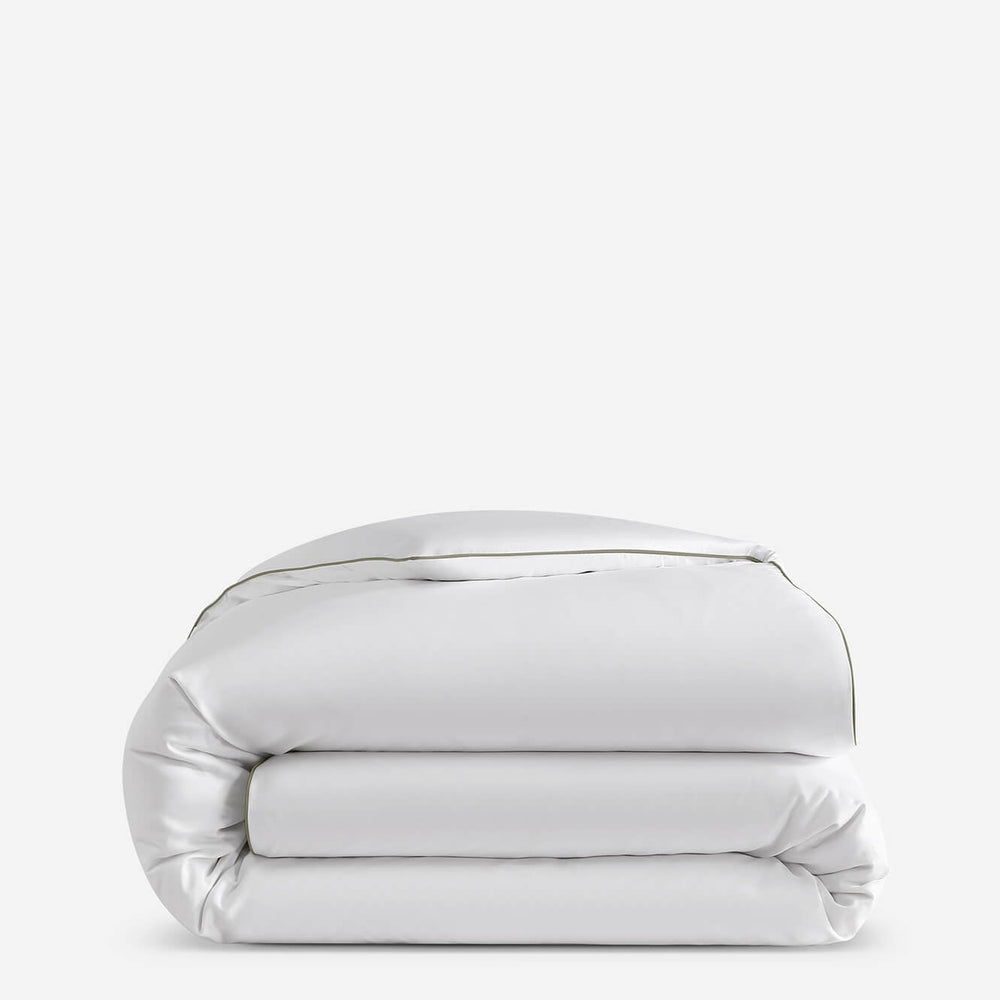 Lumière Luxe Duvet Cover with Piping