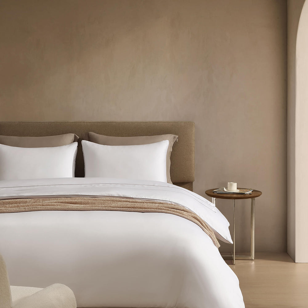 Bamboo Viscose Luxe Duvet Cover with Piping