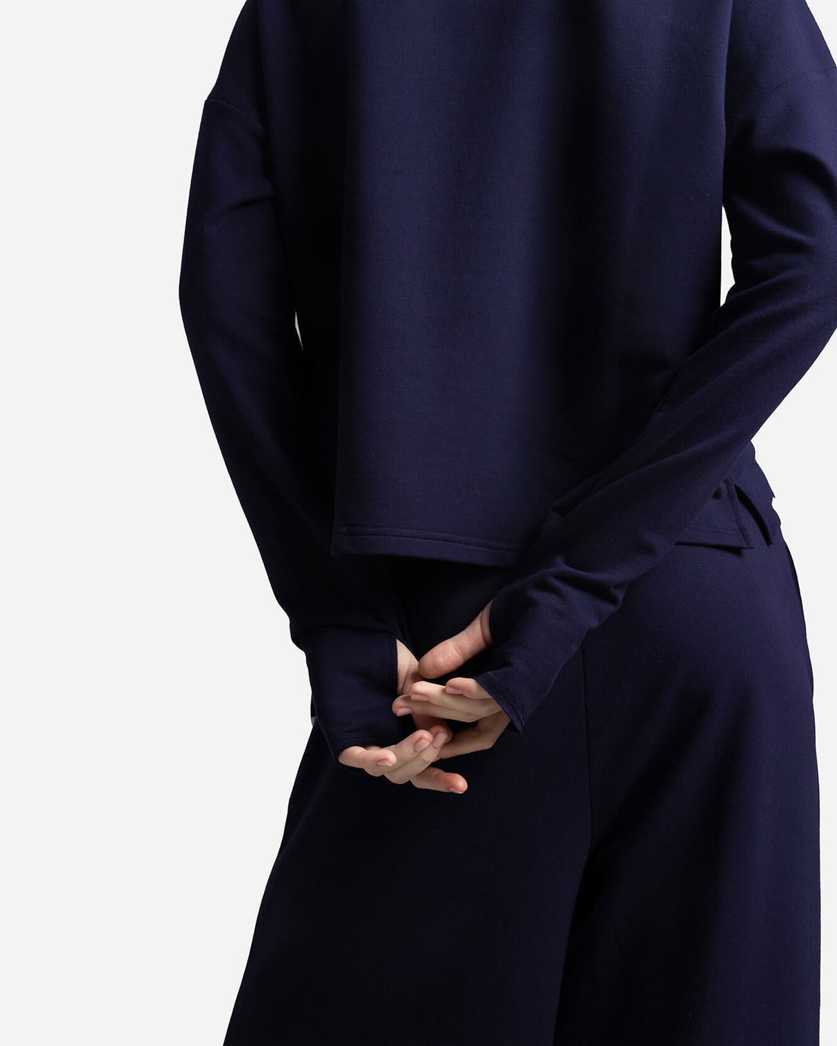 Organic French Terry Long-Sleeved Top