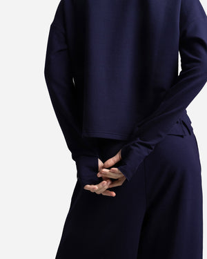 Organic French Terry Long-Sleeved Top