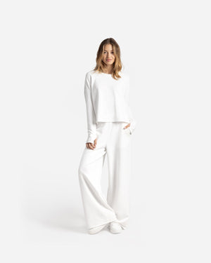 Organic French Terry Long-Sleeved Top