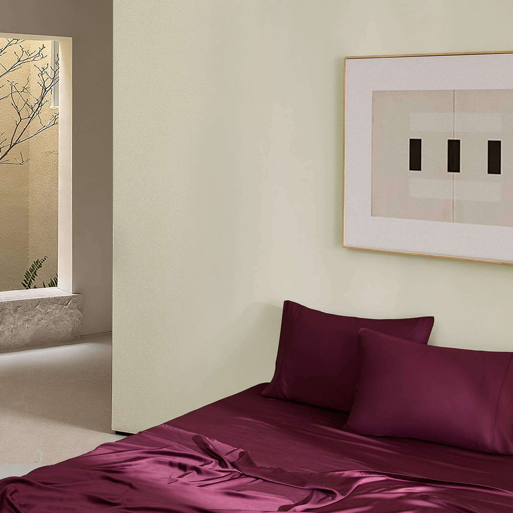 Premium Bamboo Viscose Fitted Sheet Set