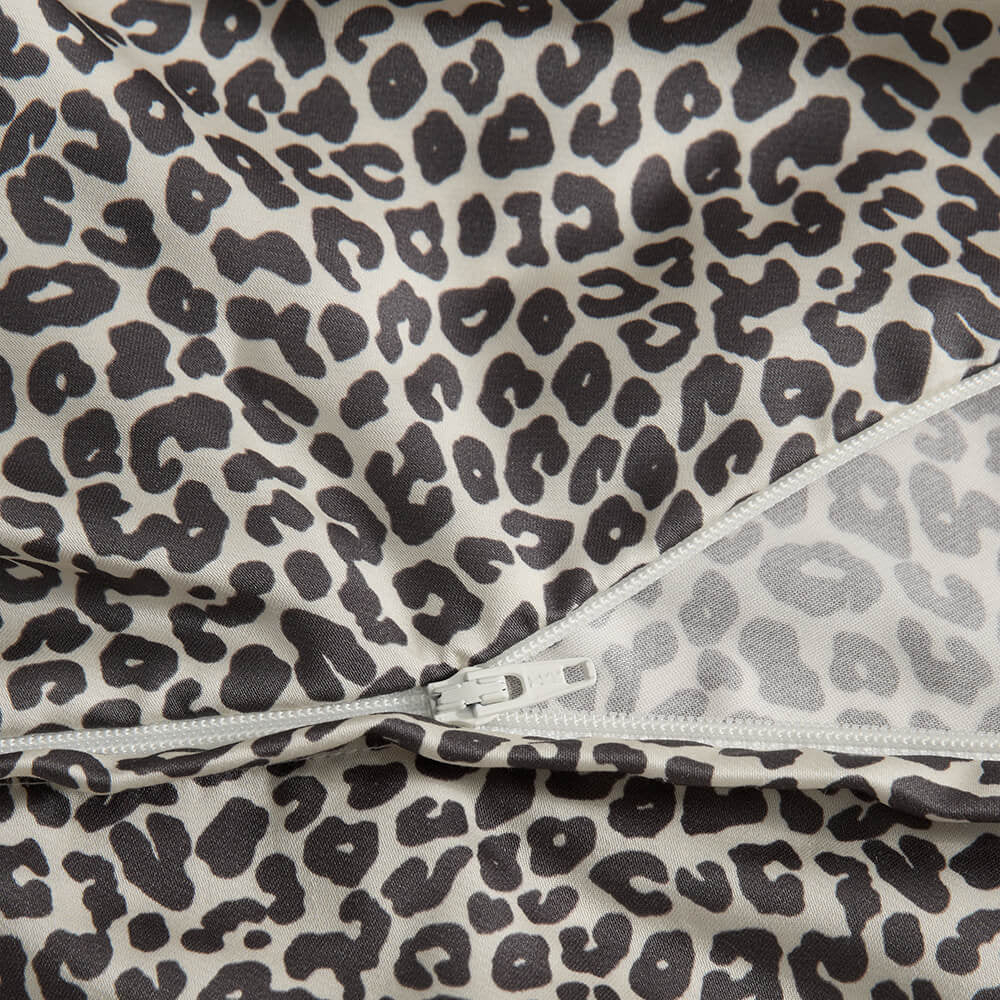 Silky Lyocell Leopard Print Duvet Cover | Last Chance