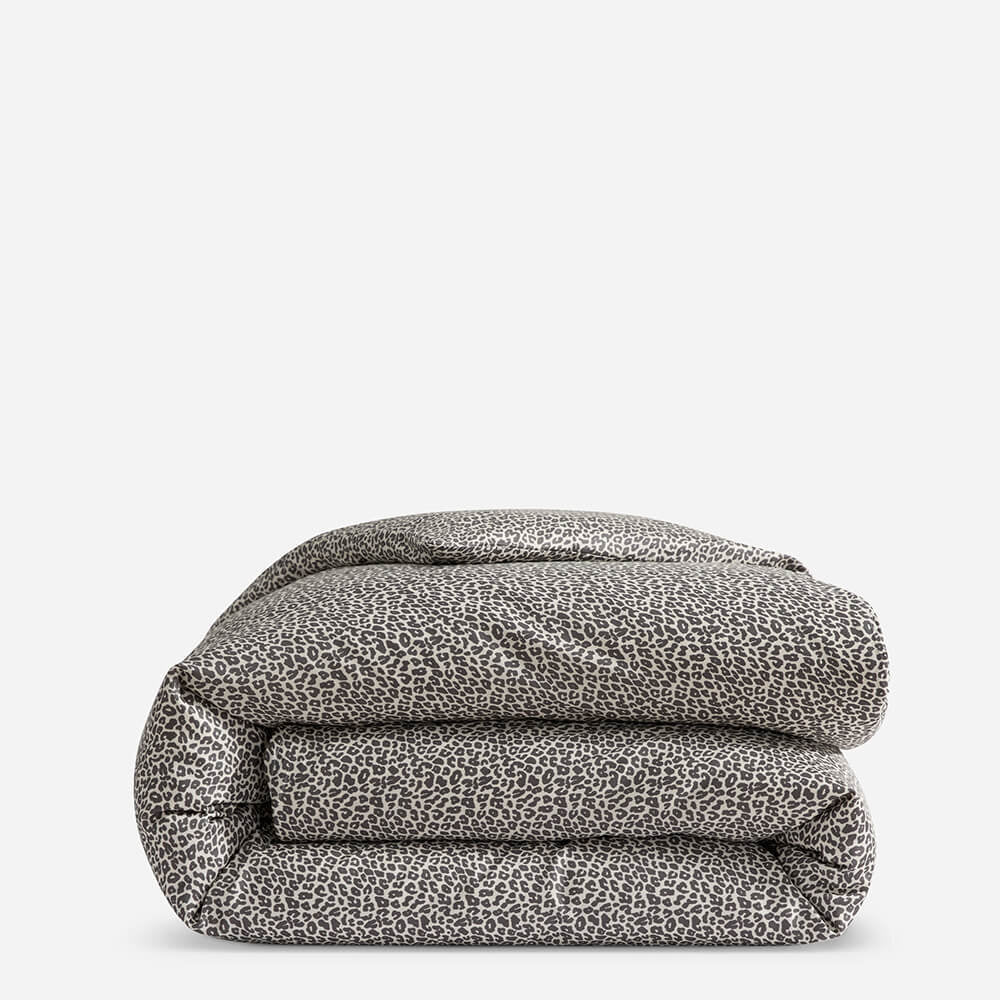 Silky Lyocell Leopard Print Duvet Cover | Last Chance