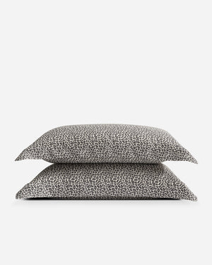 Silky Lyocell Leopard Print Sham Set | Last Chance